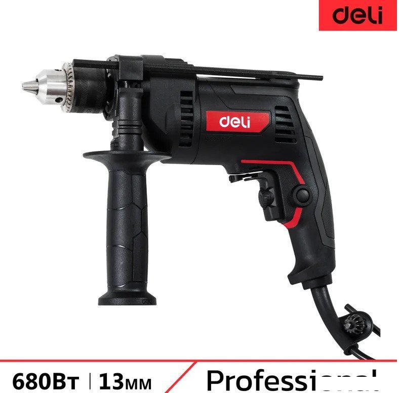 Ударная дрель Deli DE-CZ13-1E- фото