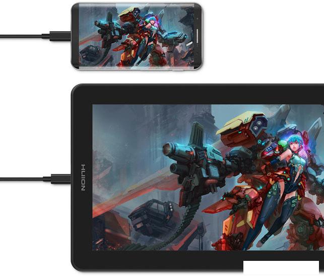 Графический монитор Huion Kamvas 13 (полуночно-зеленый)- фото4