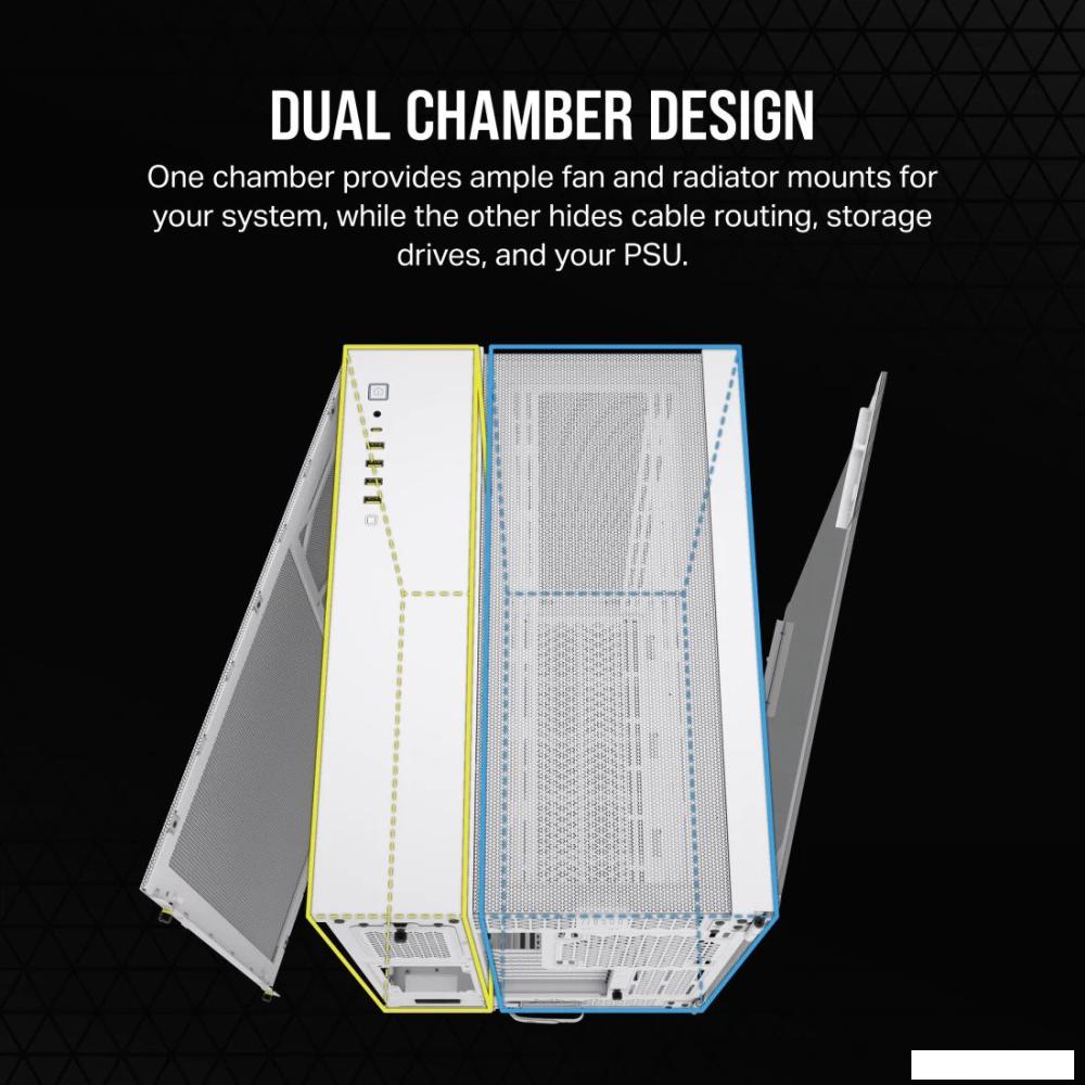 Корпус Corsair 6500D Airflow Dual Chamber CC-9011260-WW- фото4