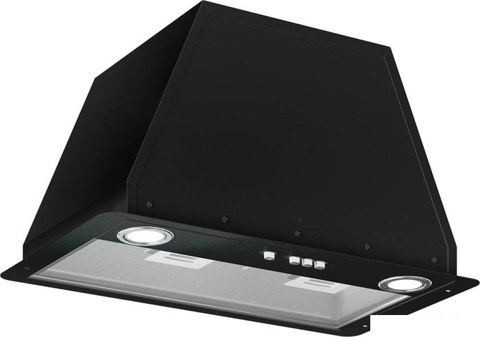 Кухонная вытяжка Elikor Врезной блок Flat 52П-650-К3Д (черный)- фото