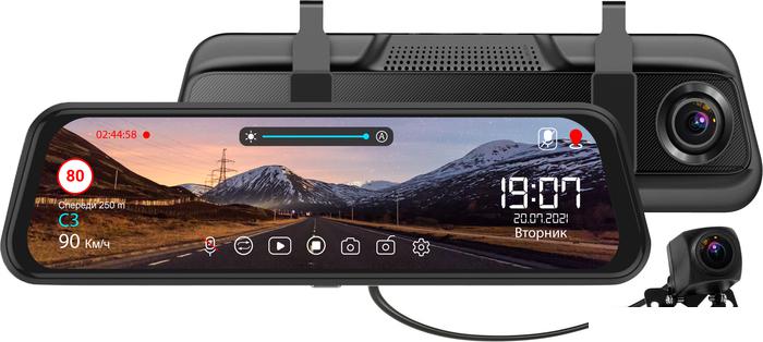 Видеорегистратор-зеркало TrendVision MR-810 GT- фото