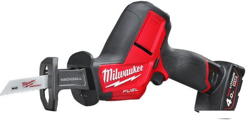 Сабельная пила Milwaukee M12 CHZ-402C 4933500571 (с 2-мя АКБ, кейс)