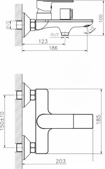 Смеситель Golden Fox Broads 10013-FOX- фото3