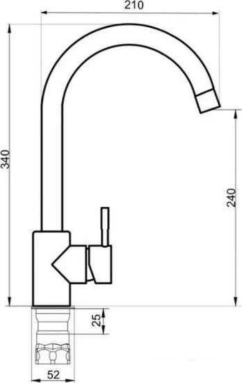 Смеситель РМС SUS124PVD-017F- фото3