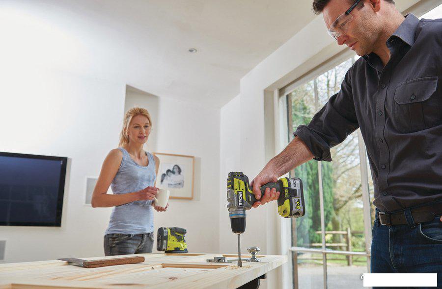 Ударная дрель-шуруповерт Ryobi R18PDBL-0 5133002438 (без АКБ)- фото3