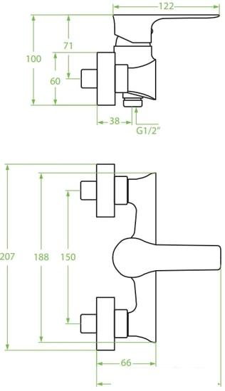 Смеситель Laveo Raila BLL 040D- фото2