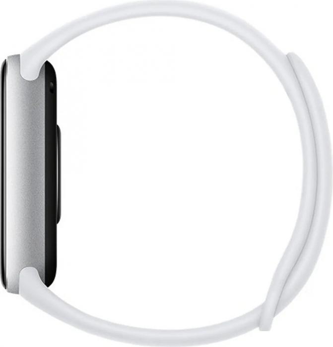 Фитнес-браслет Xiaomi Smart Band 9 (серебристый, с белым силиконовым ремешком, международная версия)- фото4