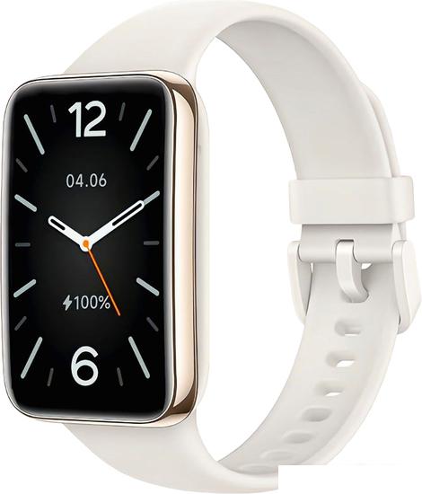 Фитнес-браслет Xiaomi Smart Band 7 Pro M2141B1 (золотистый/белый, международная версия)- фото