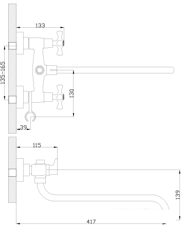 Смеситель Rossinka Silvermix H02-84- фото2
