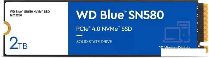 SSD WD Blue SN580 2TB WDS200T3B0E