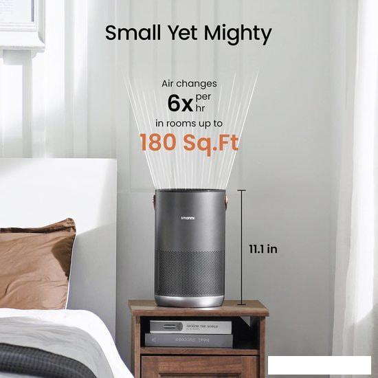 Очиститель воздуха SmartMi Air Purifier P1 ZMKQJHQP11 (темно-серый)- фото2
