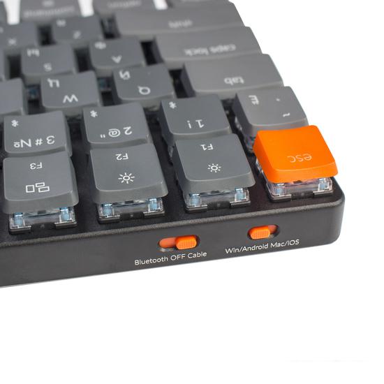 Клавиатура Keychron K3 V2 RGB K3-E2-RU (Keychron Low Profile Optical Blue)- фото2