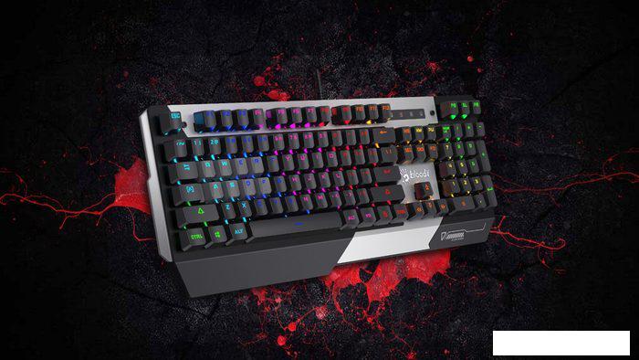 Клавиатура A4Tech Bloody B865R (черный/серый)- фото2