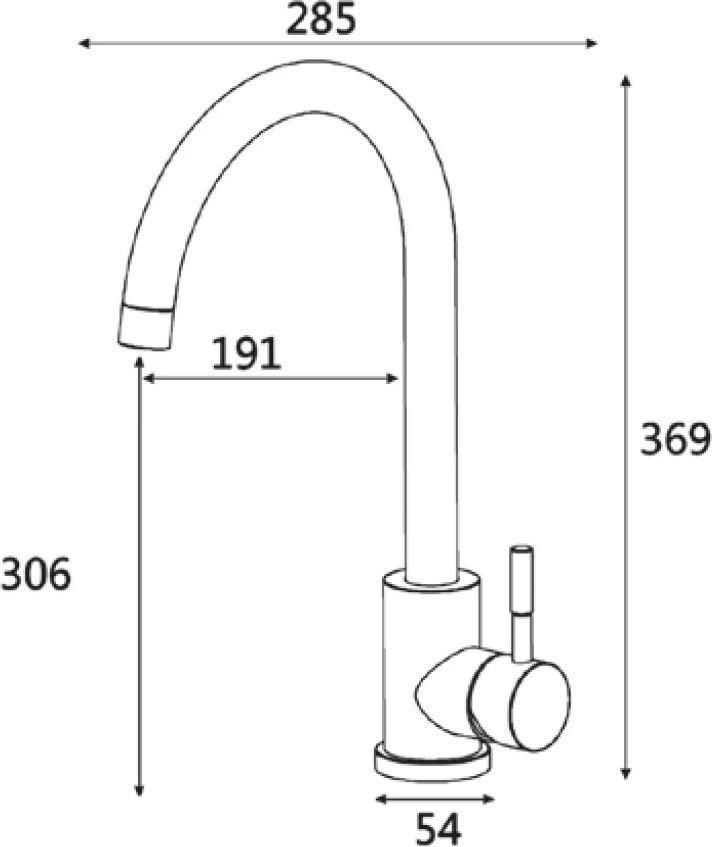 Смеситель Vieir V15020C- фото2