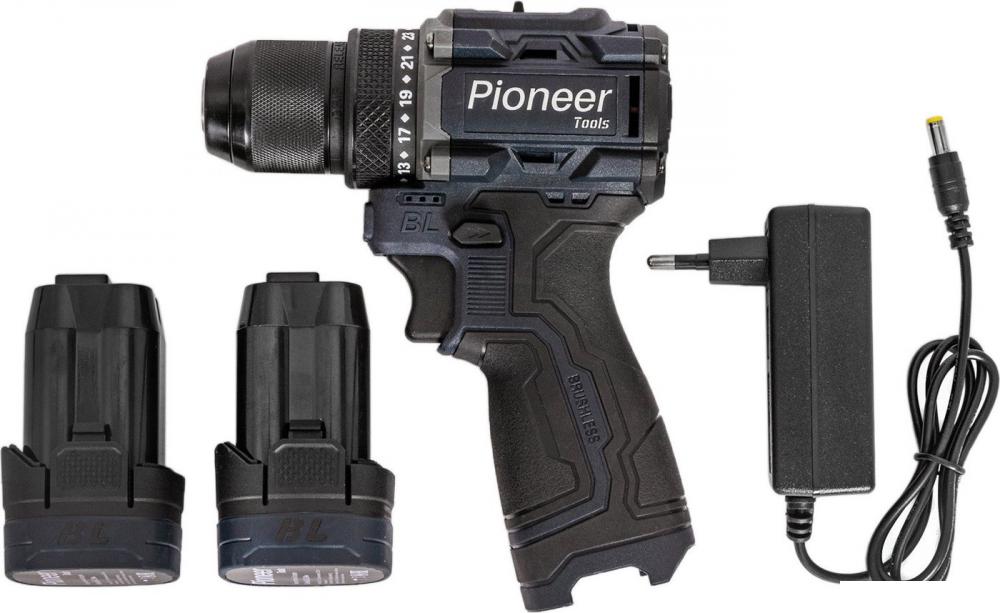 Дрель-шуруповерт Pioneer Tools CD-E1602BL-01 (с 2-мя АКБ, кейс)- фото3