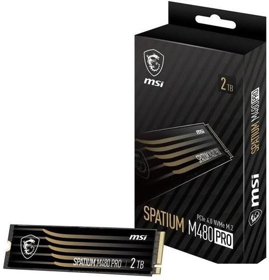 SSD MSI Spatium M480 Pro 2TB S78-440Q600-P83- фото3