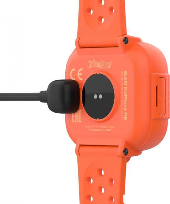 Детские умные часы Elari KidPhone MB (оранжевый)- фото3