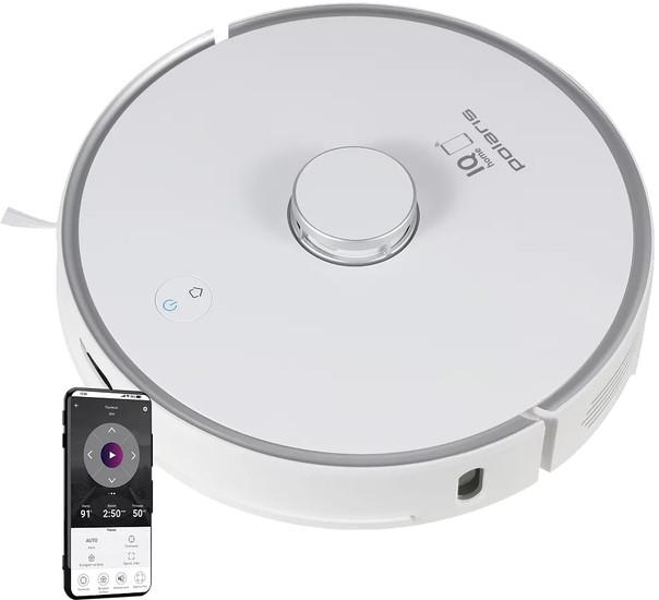 Робот-пылесос Polaris PVCR 0905 WIFI IQ Home Panorama Aqua (белый)- фото2
