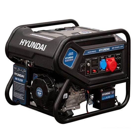 Бензиновый генератор Hyundai HHY9750FE-3-ATS- фото