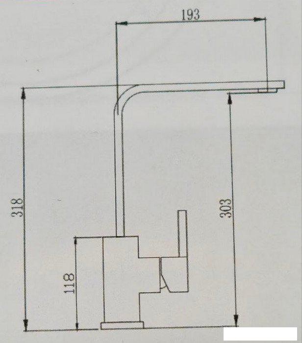 Смеситель MARRBAXX КМ013/Q10 М013Q010 (светло-серый)- фото2