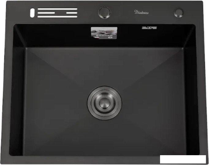 Кухонная мойка Diadonna DS5060BL (с сифоном)