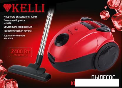 Пылесос KELLI KL-8020 (красный)- фото2