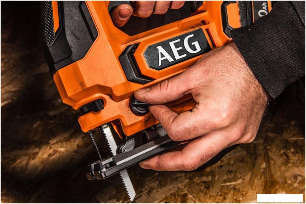 Электролобзик AEG Powertools BST18X2-0 4935492485 (без АКБ)- фото3