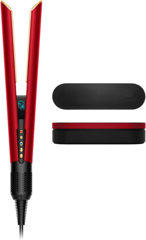 Выпрямитель Dyson Airstrait (евровилка, красный бархат/золотой)- фото