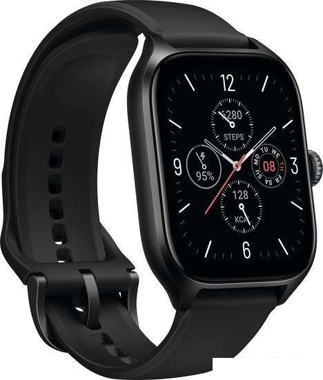 Умные часы Amazfit GTS 4 (черный, с черным ремешком из фторэластомера)- фото3