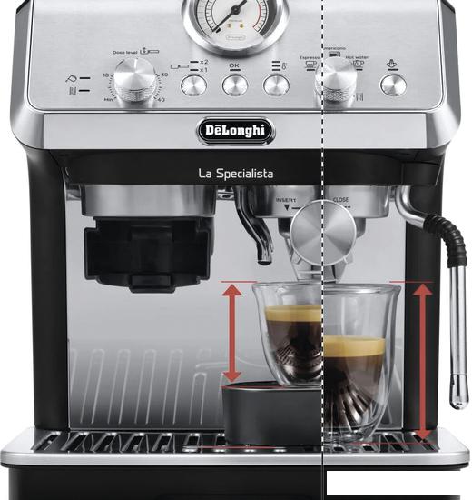 Эспрессо кофемашина DeLonghi La Specialista Arte Manual EC9155.MB- фото2