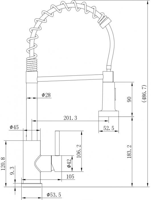 Смеситель Ekko E4801- фото2