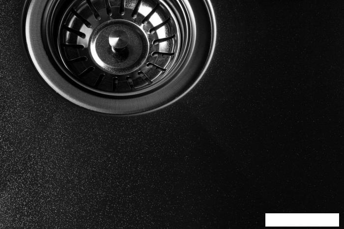 Кухонная мойка ARFEKA ECO AR 450*450 BLACK PVD NANO- фото3