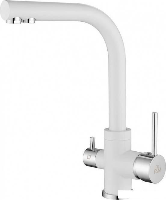 Смеситель Paulmark Essen Es213011-431 (белый матовый)- фото