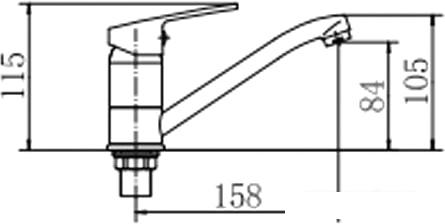Смеситель Fashun A4516-2- фото2