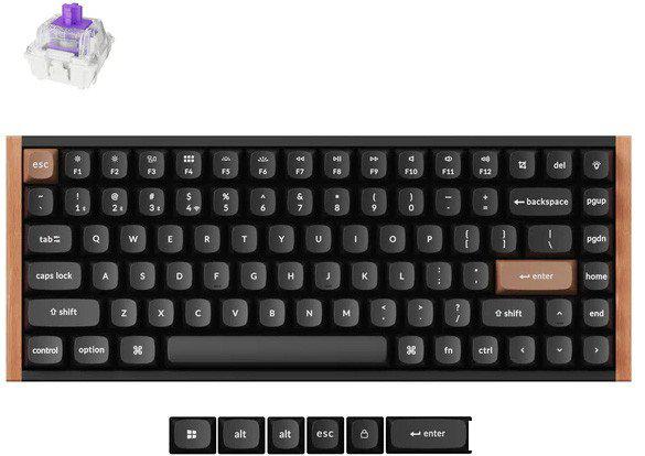 Клавиатура Keychron K2 HE Special Edition Black K2H-F1 (Nebula Magnetic)- фото