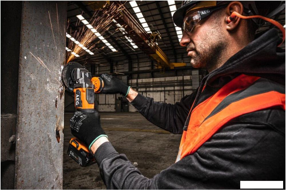 Угловая шлифмашина AEG Powertools BEWS18-115BLPX2-0 4935480856 (без АКБ)- фото3