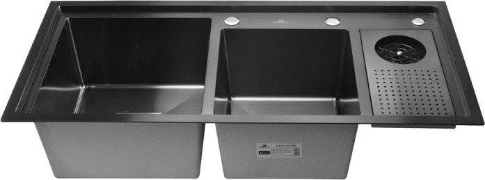 Кухонная мойка Wisent WM310048B + WW405B