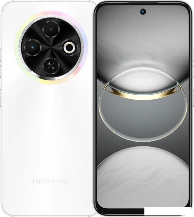 Смартфон Tecno Spark 30C 8GB/256GB (белый)- фото