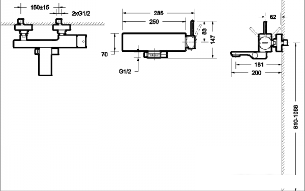 Смеситель Bravat Arc F66061K-01A-ENG (черный)- фото2