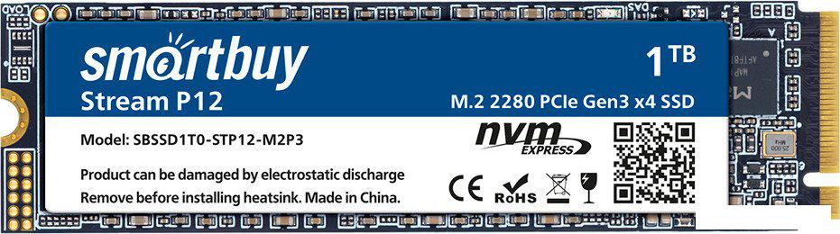 SSD SmartBuy Stream P12 1TB SBSSD1T0-STP12-M2P3- фото