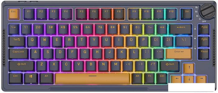 Клавиатура Royal Kludge RK-H81 RGB Star Night (RK Cyan)- фото
