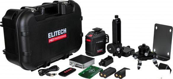 Лазерный нивелир ELITECH HD Professional HD LN 12D Green 204736- фото