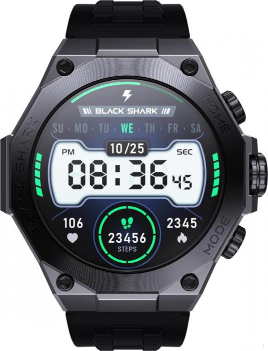 Умные часы Black Shark S1 Pro (черный/серый)- фото2