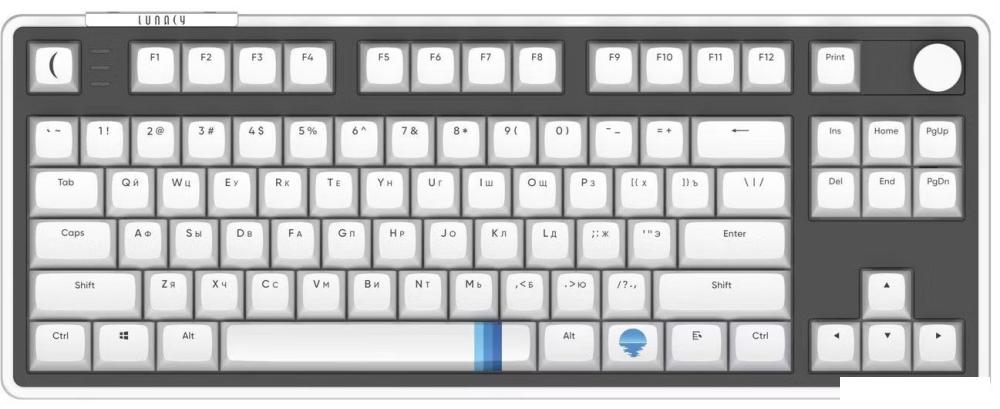 Клавиатура Lunacy Moonlight (белый, g3ms Onyx)