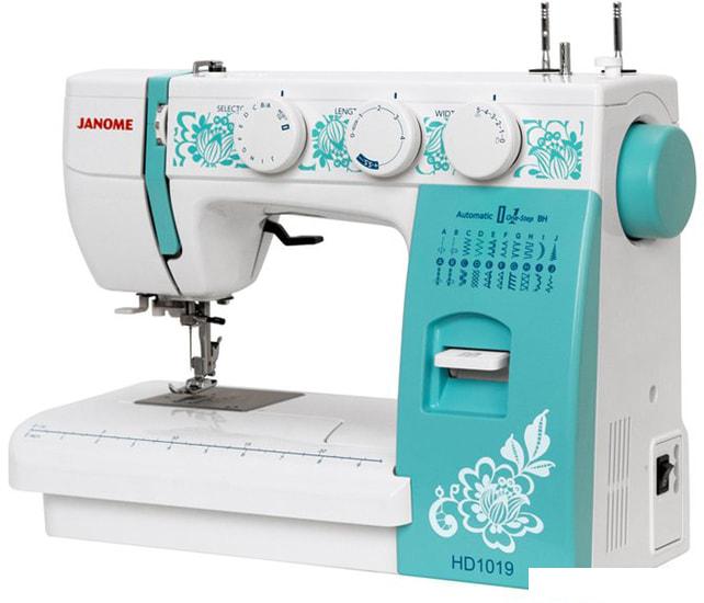 Электромеханическая швейная машина Janome HD1019- фото2