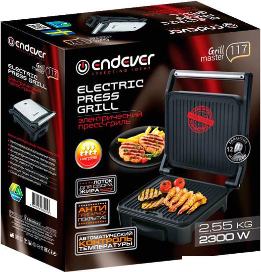 Электрогриль Endever Grillmaster 117- фото4