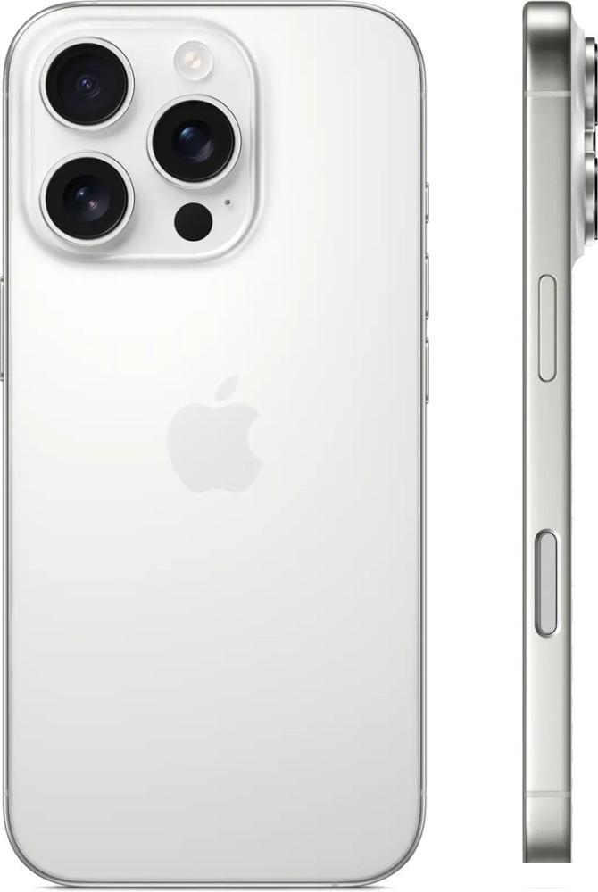 Смартфон Apple iPhone 16 Pro Dual SIM 256GB (белый титан)- фото2