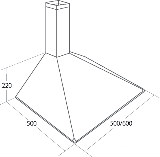 Кухонная вытяжка Akpo Soft 60 WK-5 (белый, без воздуховода)- фото2