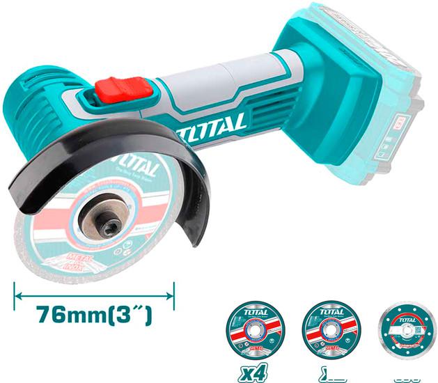 Дисковая (циркулярная) пила Total TAGLI7601 (без АКБ)