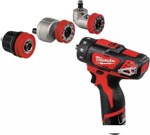 Дрель-шуруповерт Milwaukee M12 BDDXKIT-202C 4933447836 (с 2-мя АКБ, кейс)- фото